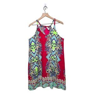 Now N Forever Halter Neck A-Line Mini Dress Sz L